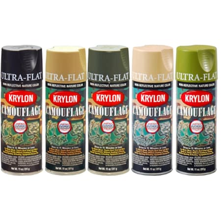 Krylon 11 oz Camouflage Spray Paint, Sand KR44583